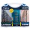 Drill And Screwdriver Bit Set 22 Piece In Carry Case Steel & Masonry